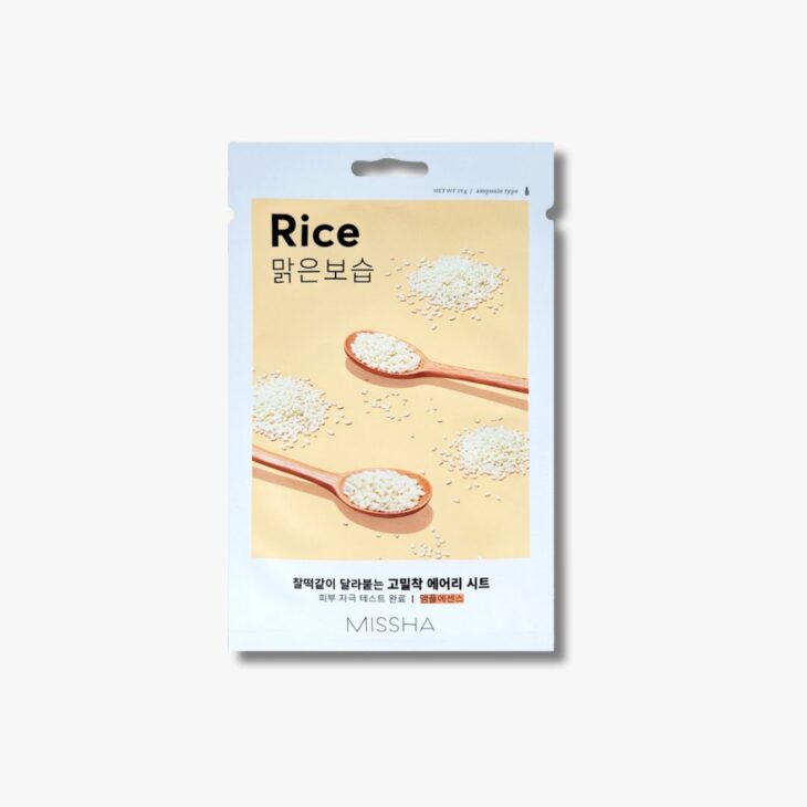 Produktbild der Missha Rice Sheet Mask- erhältlich bei k-nara.at