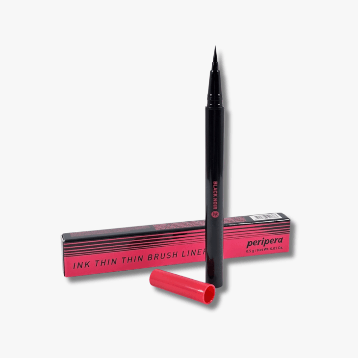 Peripera Ink Thin Thin Brush Liner 01 Black Noir