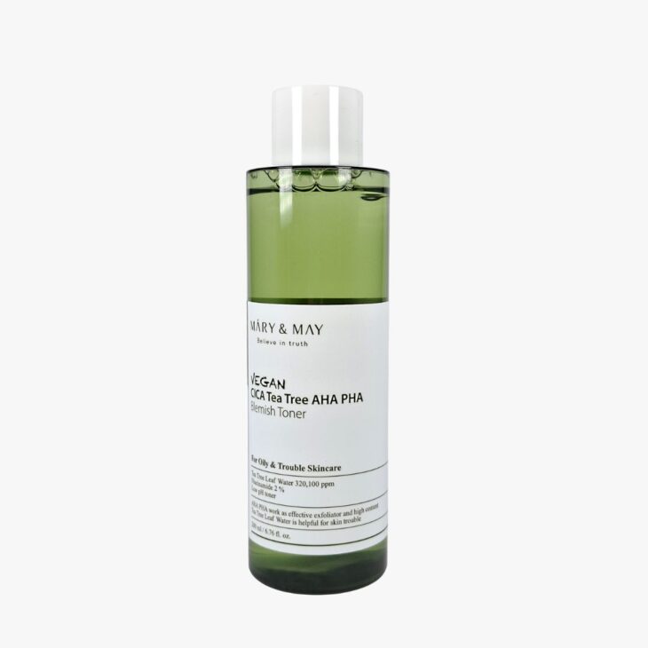 Mary&May - Vegan Cica Tea Tree AHA PHA Blemish Toner